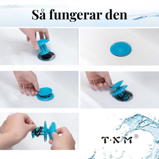 Avloppsfilter & Propp  5-Pack