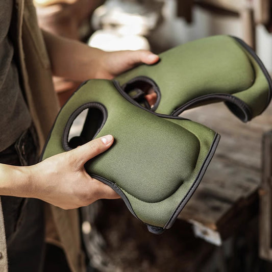 Knäskydd till trädgårdsarbetet